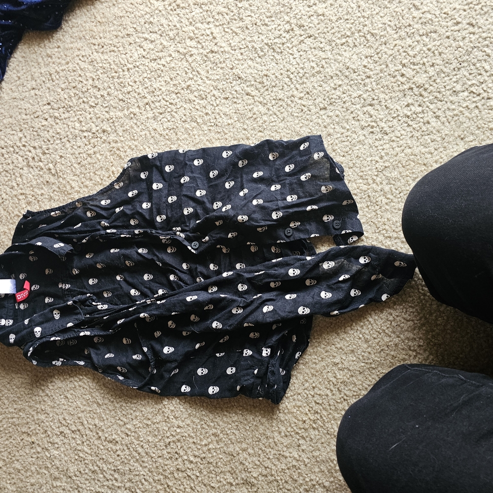 Skull Print Tanktop Shirt Women